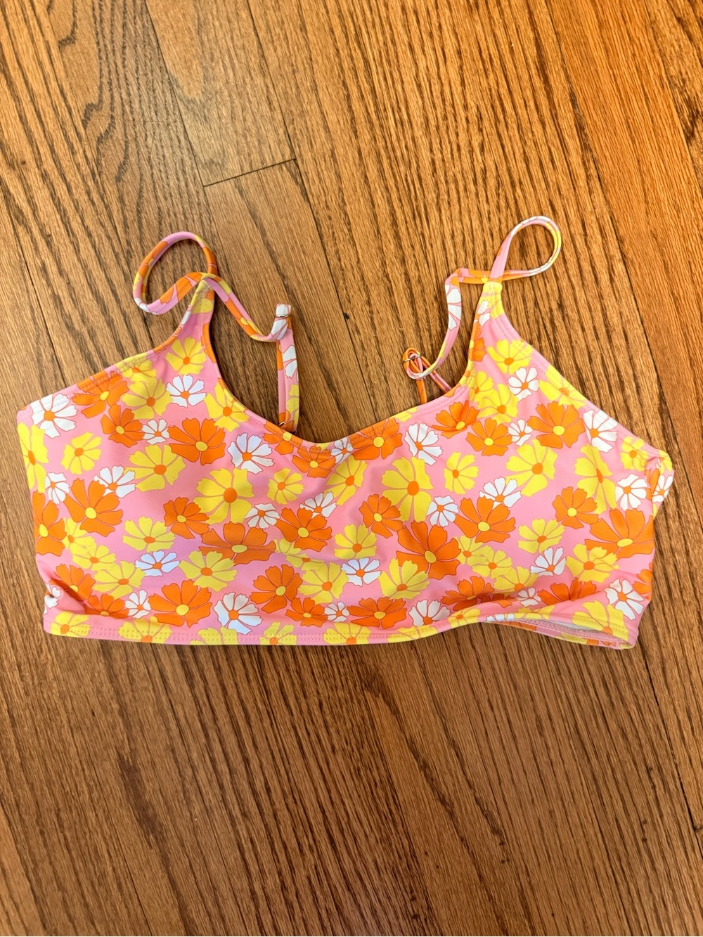 SHEIN Bikini top floral print
